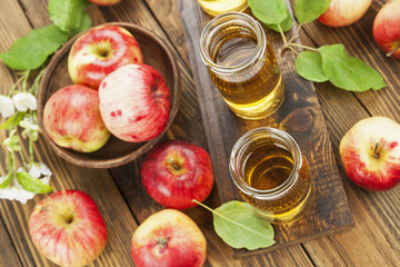 Fresh apple juice