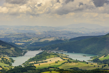 Obraz premium Typical landscape in Marche