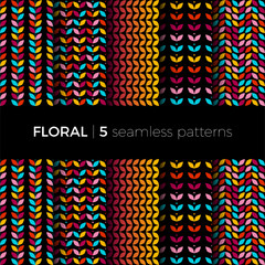 Floral colorful patterns
