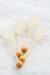 sugar candy sticks