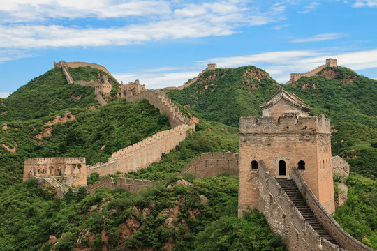 Great Wall of China in Simatai, China.