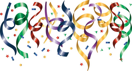 Obraz premium Falling confetti