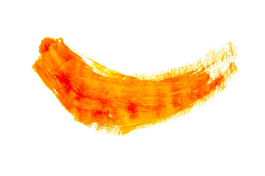 Oranges Wasserfarbenmuster