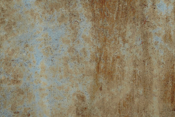 Background. Old metal. Rust. Paint.