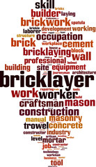 Bricklayer word cloud