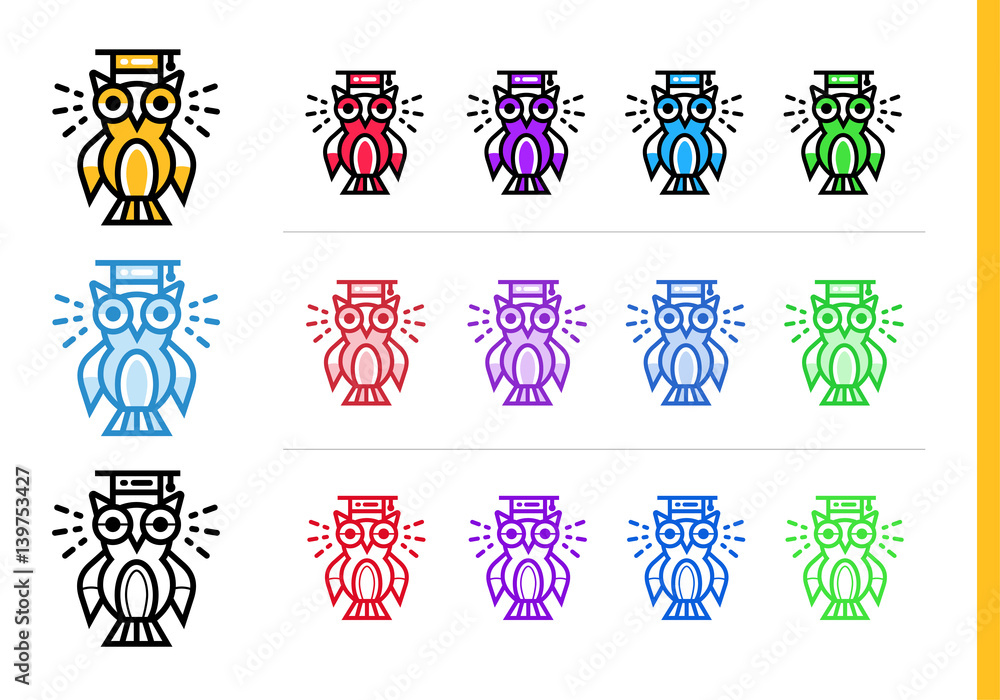 Poster vector collection of line icons for back to school. high quality icons suitable for mobile apps, web