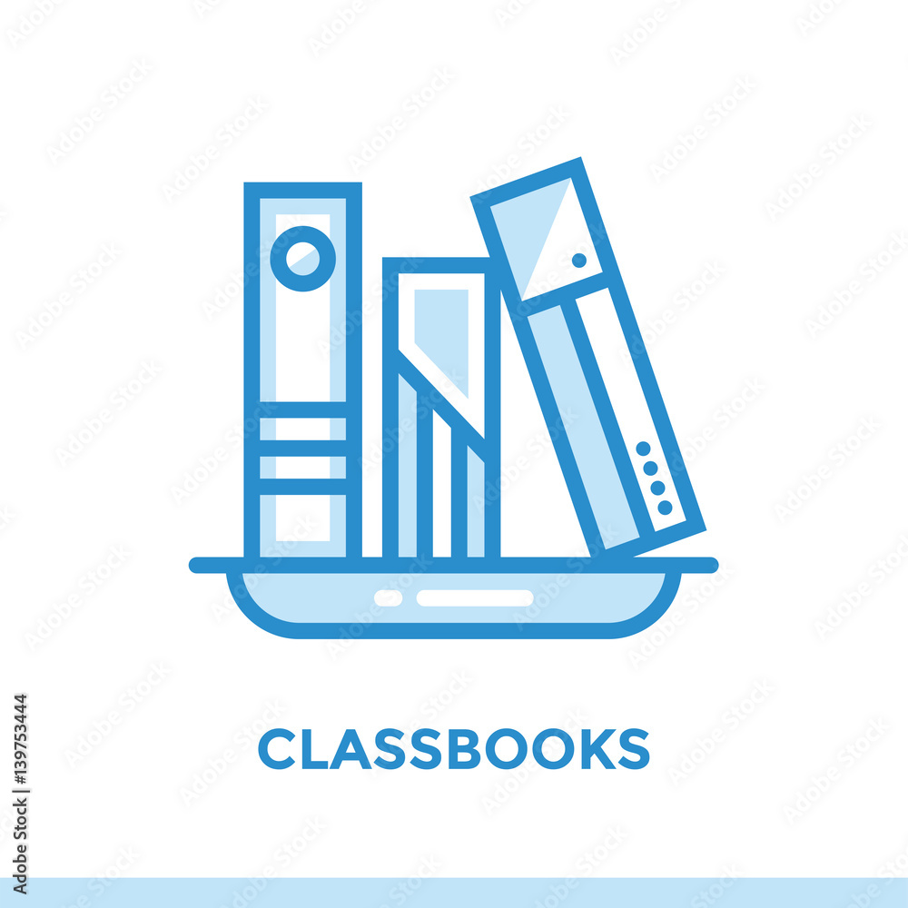 Poster vector collection of line icons for back to school. high quality icons suitable for mobile apps, web