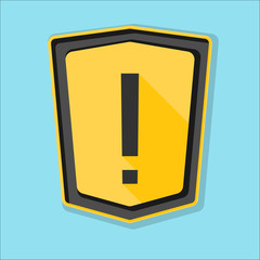 Exclamation Sign Shield