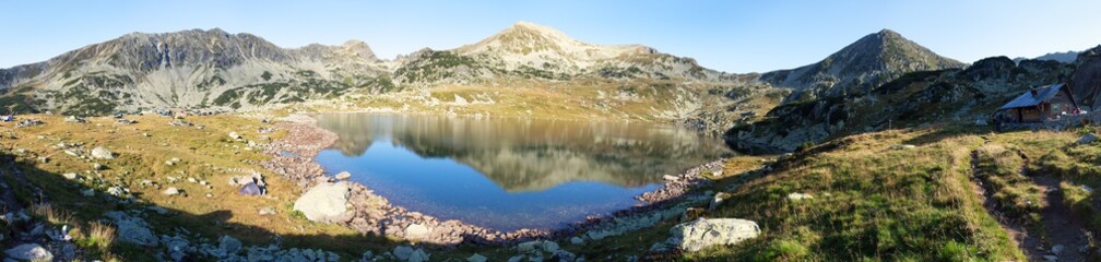 Bucura lake and Retezat mountains, Romania