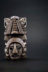 A Mayan statue 