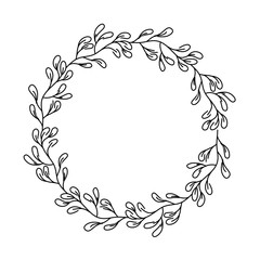 Decorative floral crown icon vector illustration design