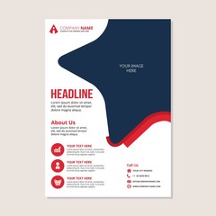 Corporate business annual report brochure flyer design. Leaflet cover presentation. Flier with Abstract geometric background. Modern publication poster magazine, layout template A4 flyer
