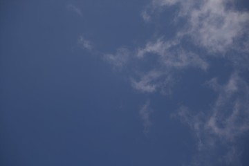 Himmel mit leichten Wolken