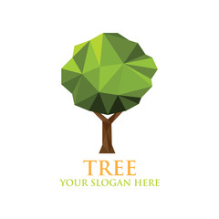 Tree nature ecology logo