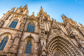 Gothic Cathedral - Barcelona, Catalonia, Spain