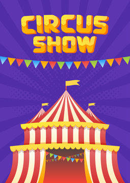 The moucup of circus poster