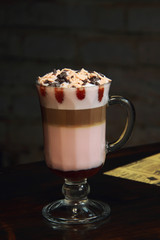 Latte  Fruit blues