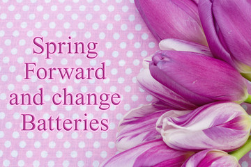 Spring Forward message