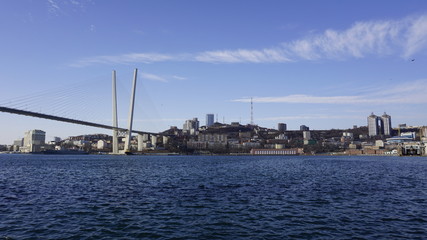 Бухта Золотой Рог. Владивосток. Россия.