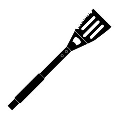 Isolated silhouette of a spatula, Vector illustration