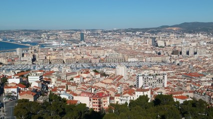 Fototapeta na wymiar Marseille, vue aérienne (France)