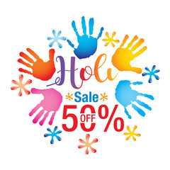 Fototapeta premium Holi sale