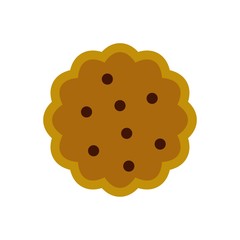 Cookies icon, flat style