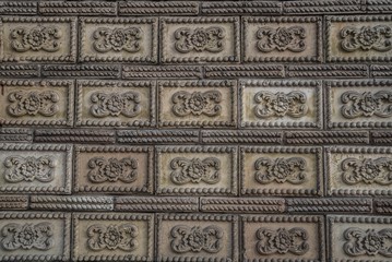 background of old and decorative wall