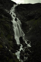 Fototapeta premium Waterfall in Trollstigen, Norway 2013