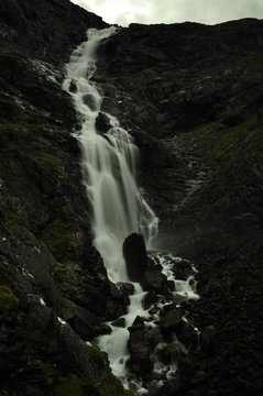Fototapeta Waterfall in Trollstigen, Norway 2013