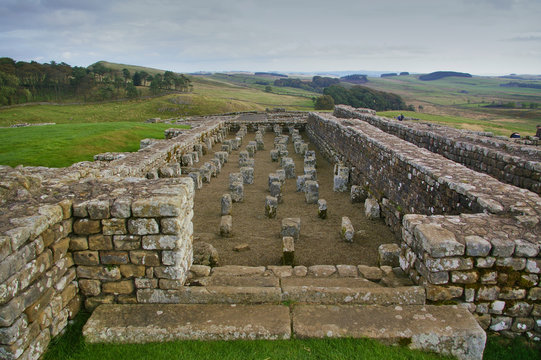 The granary at Housesteads Fort, Hadrian's Wall, Northumbria