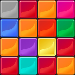 Multicolor tiles texture seamless vector illustration