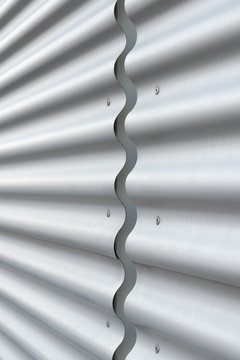 Wellprofile in der modernen Architektur, Wandbekleidung, Wellblech, Stahlblech, Fassade, Profile