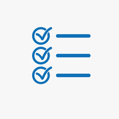 Checklist icon stock vector design