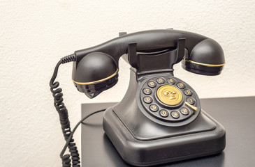 Old model of home telephone