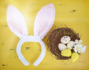 Happy Easter bunny ears.