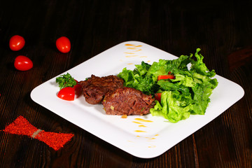 Elegant meat dish.