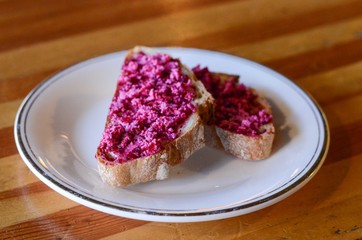 Beet Toast
