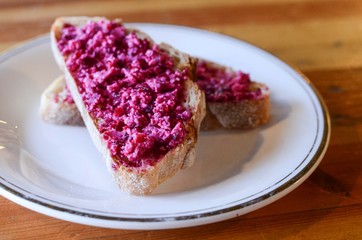 Beet Toast