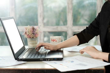 Young business women working