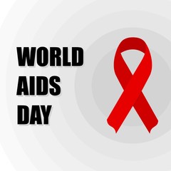 World Aids day. Aids awareness campaign poster - 139770813
