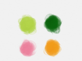 A series of high quality water color pure color drop with pattern on, perfect watercolor resources.