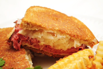 Pastrami Sandwich with Sauerkraut