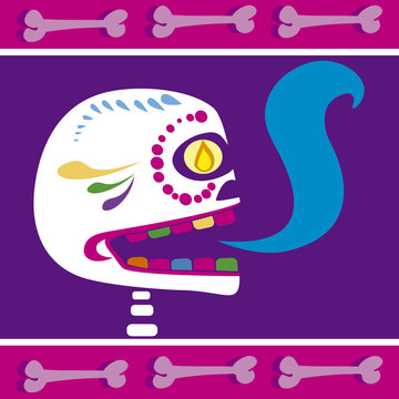 mexican skull 2