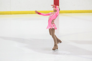 Young figure skater