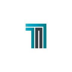 Obraz premium Initial Letter TI Linked Design Logo