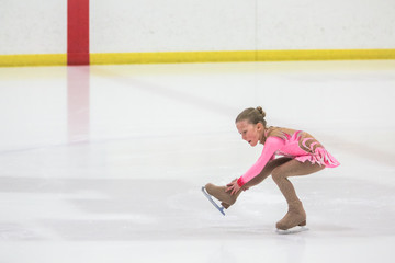 Young figure skater