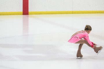 Young figure skater