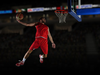 basketball player in action