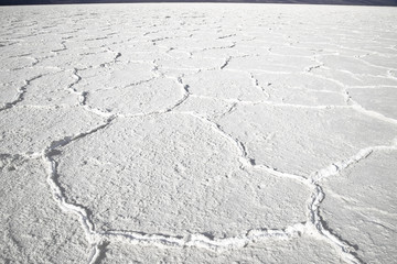 Fototapeta na wymiar Death Valley National Park: Salt Lines
